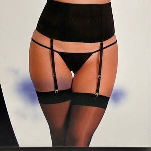 Body Rage Black Intimates Set